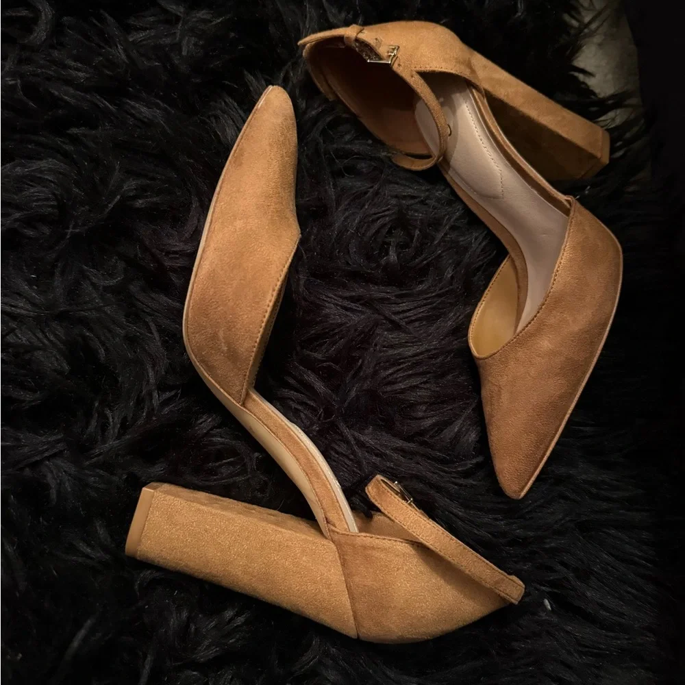 Aldo Women's Nicholes Suede Block Heel Pumps - Picture 7 of 10
